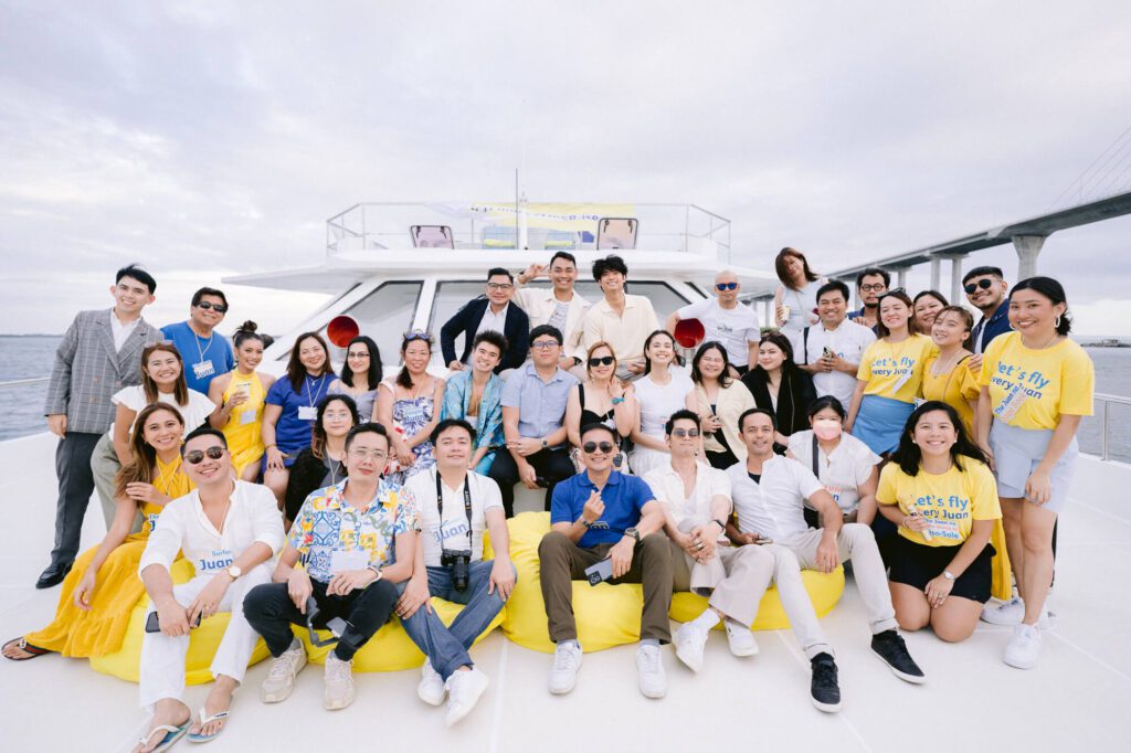 Sailing around Kawit island as Cebu Pacific recently marked its 27th anniversary in Cebu.