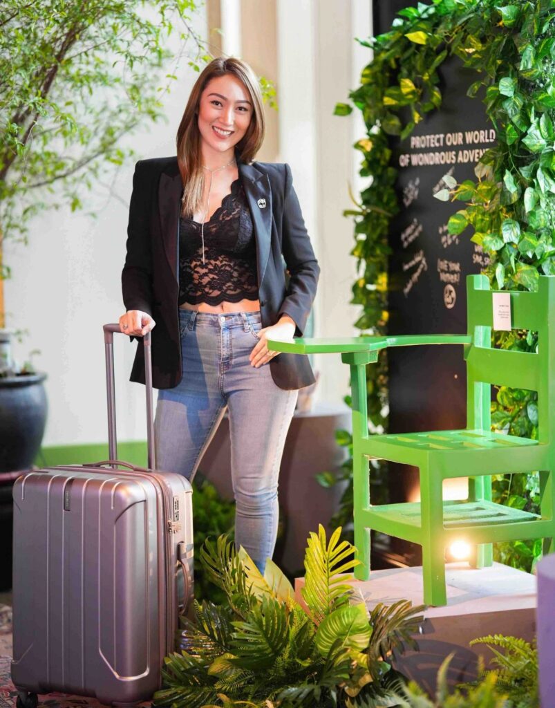 Karen Ibasco for Samsonite luggage