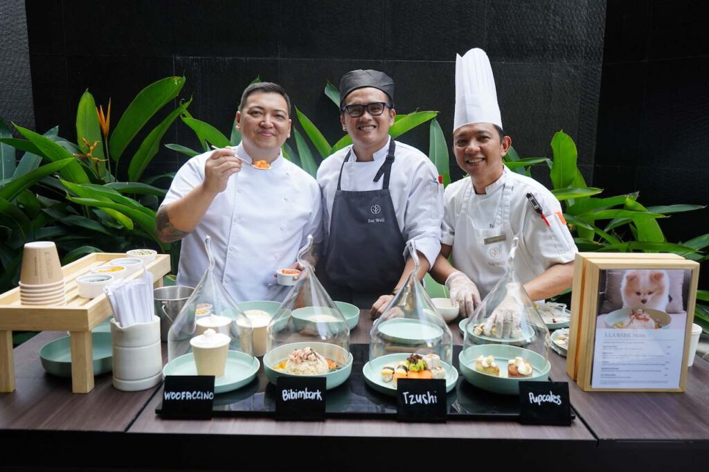 Westin Manila executive chef Rej Casanova and team