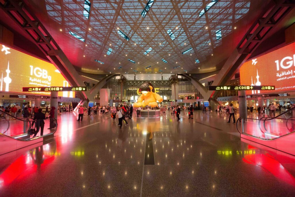 Hamad International Airport in Doha, Qatar