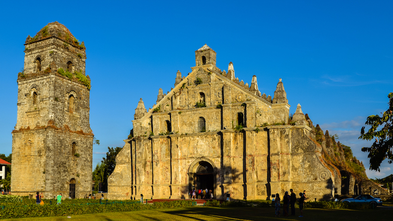 Paoay Church and Belfry, a National Cultural Treasure and UNESCO World Heritage Site