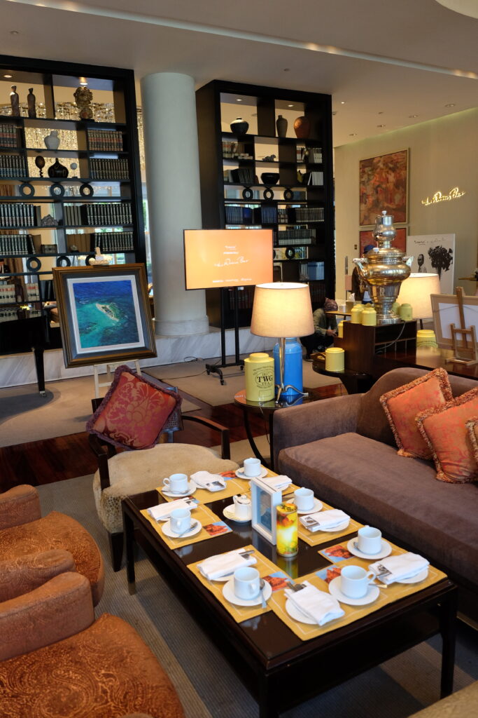 Guests may enjoy a Sansó-inspired afternoon tea session at The Writer's Bar until September 6.