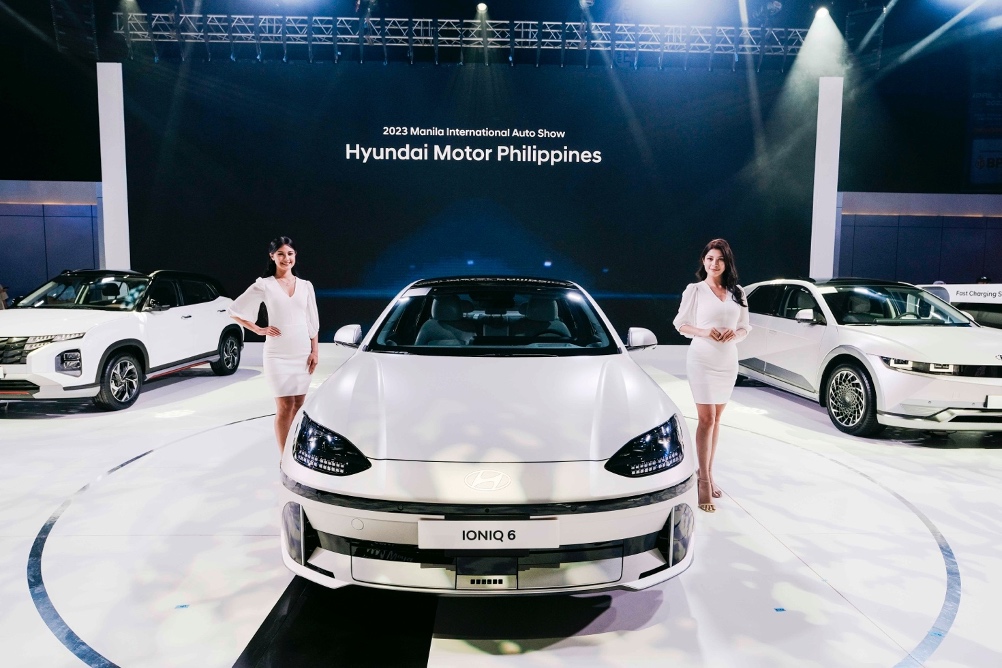 Hyundai Ioniq 6 at the MIAS
