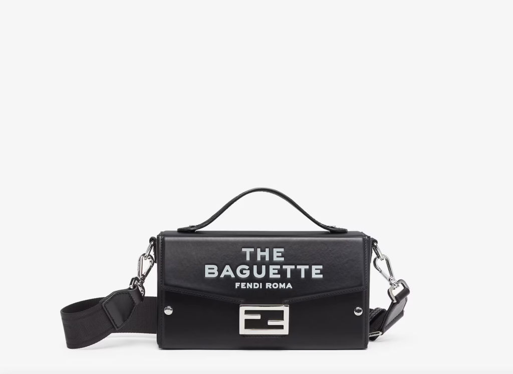 Fendi by Marc Jacobs: Baguette Soft Trunk Phone Pouch in Black