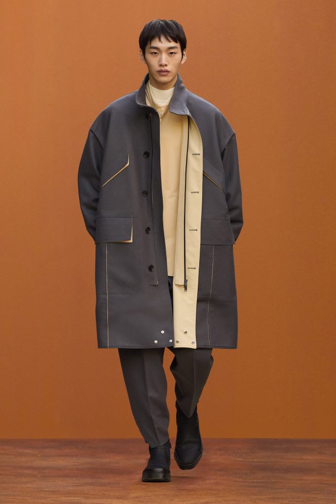 Milan Menswear: Prada trenchcoat
