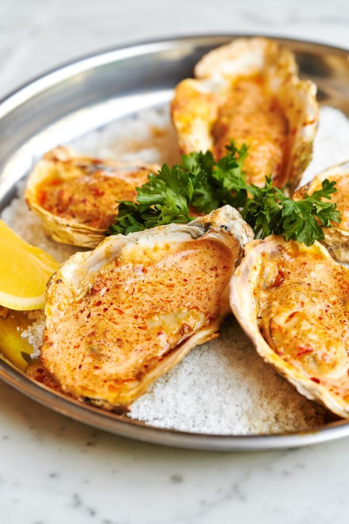 Rob's garlic-herb buttered oysters