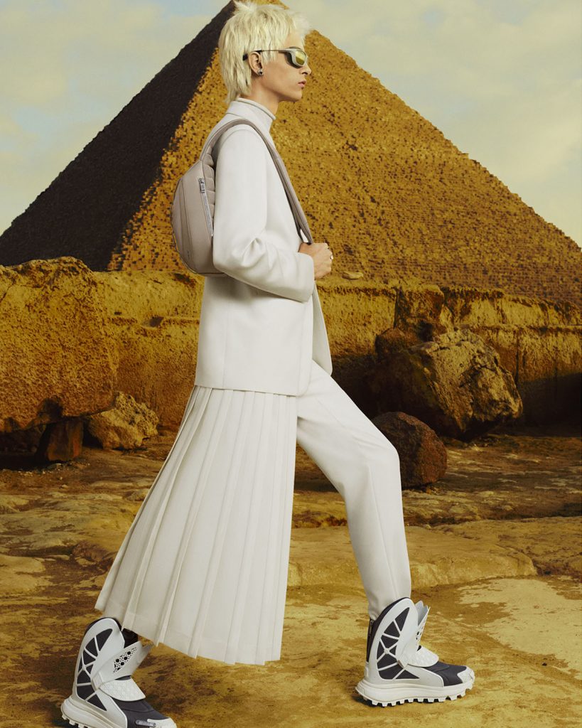Dior's Fall 2023 campaign half-kilts