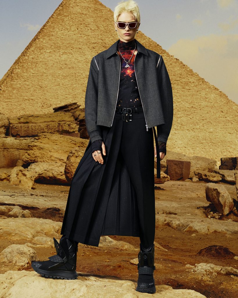 Dior's Fall 2023 campaign pyramid of Giza