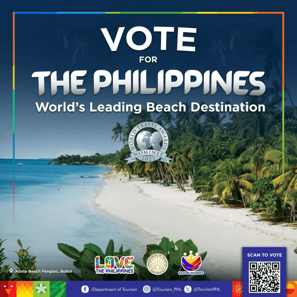 Vote for the Philippines as World's best Beach Destination