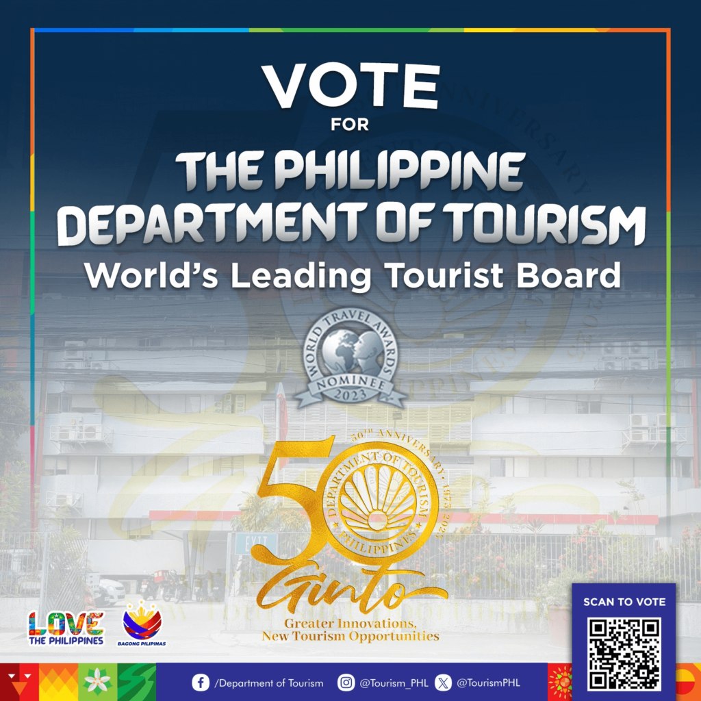 Vote for the Philippines as World's Leading Tourism Board