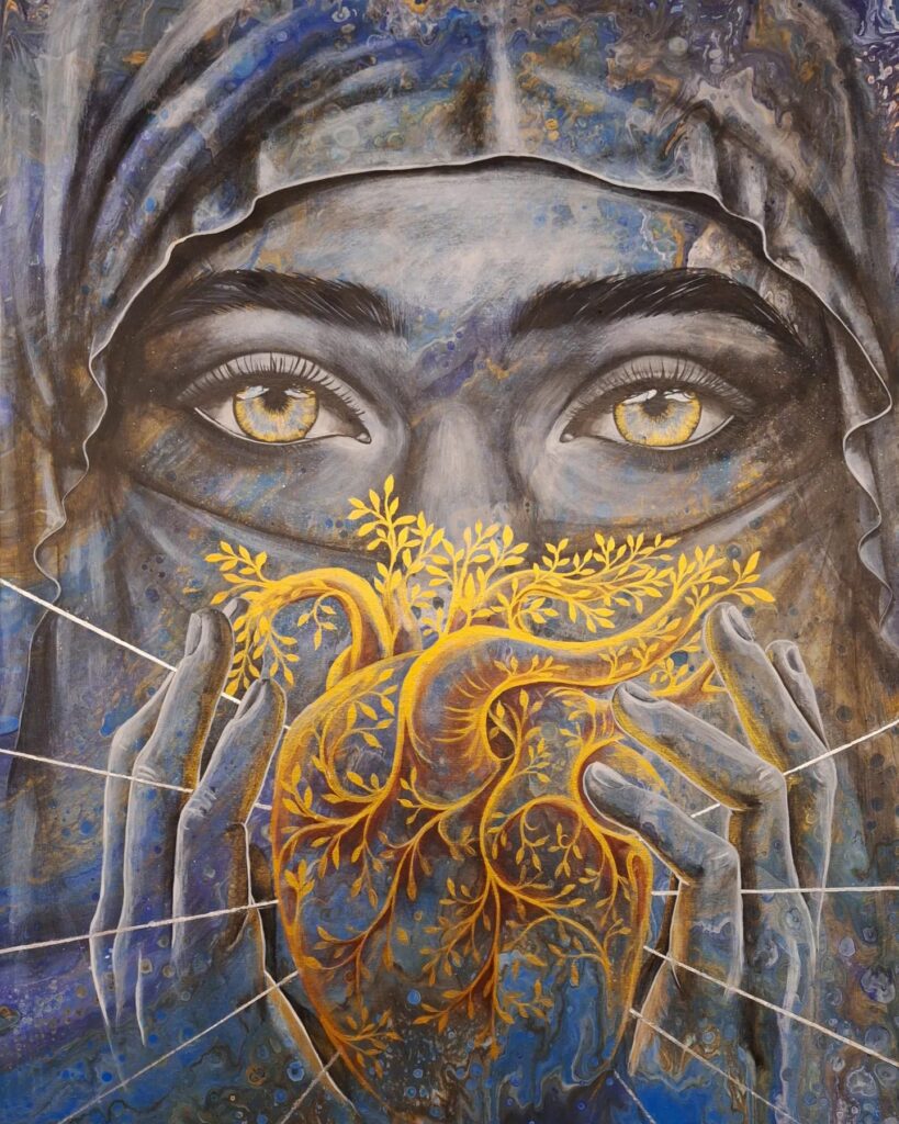 women artist: “Maryam” or Mary  by Christine Sioco